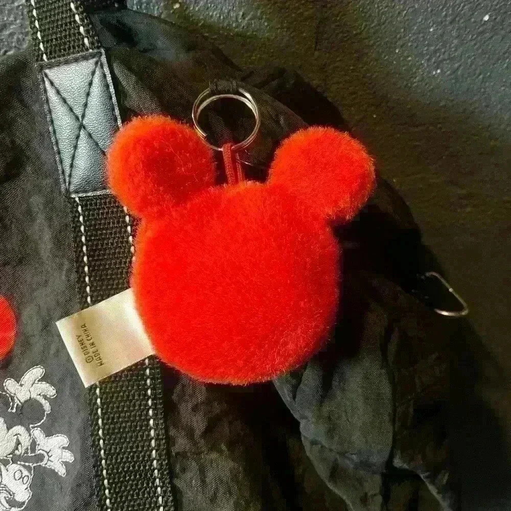 Vintage Disney Mickey Mouse Black Red Duffel Bag - Picture 3 of 6